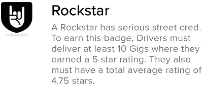 Roadie Rockstar Badge