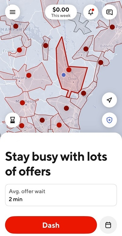 DoorDash Delivery Zones